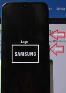 Samsung Logo Hold & Release