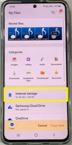 steps to move the downloaded custom notification sound file