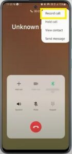 Recording Calls Manually