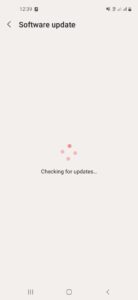 update the software