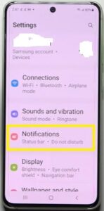 Adjust the volume level of notifications