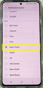 Set app notification sounds for all notifications