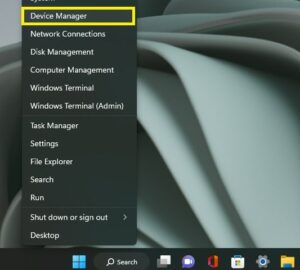 steps in updating the Bluetooth driver on Windows