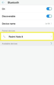 Make a Different Smartphone “Discoverable”.