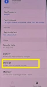 steps to clear the Bluetooth cache data