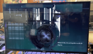 1. Fix hairline cracks on your TV screen.