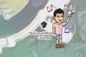 6. Partying Bitmoji