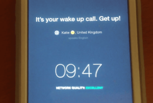 Is there an app that will call you to wake you up
